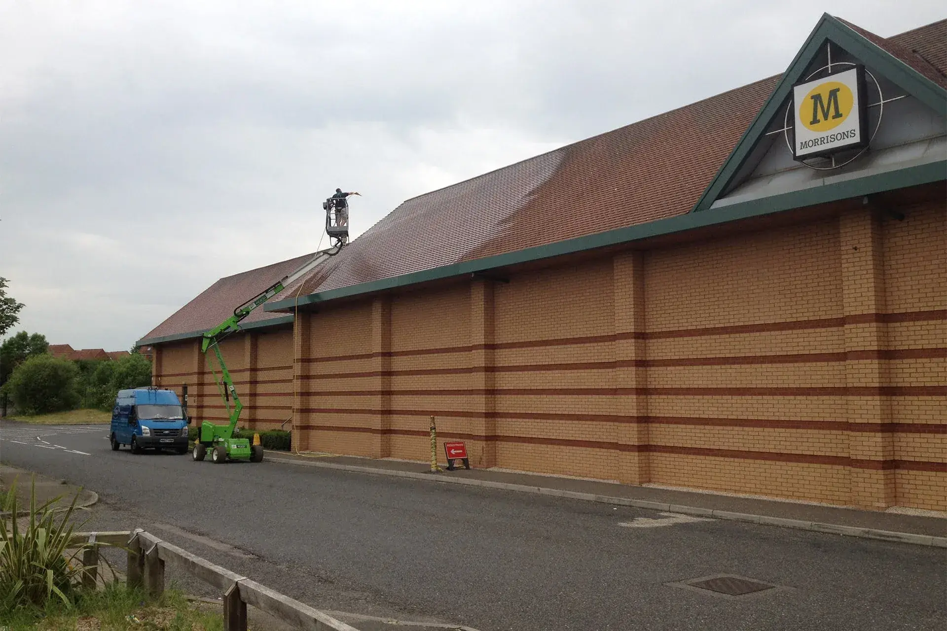 Commercial Roof Cleaning by DMC Facilities Management