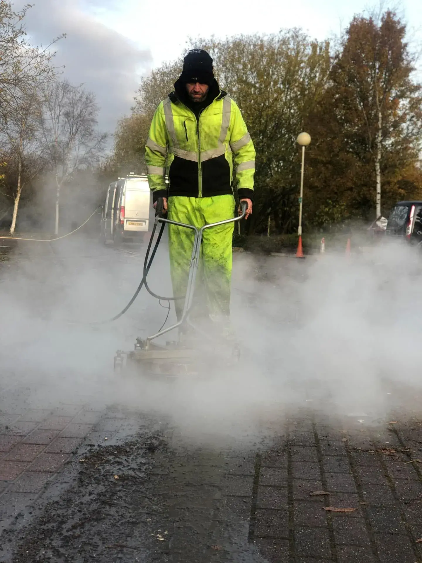 Driveway Cleaning by DMC Facilities Management