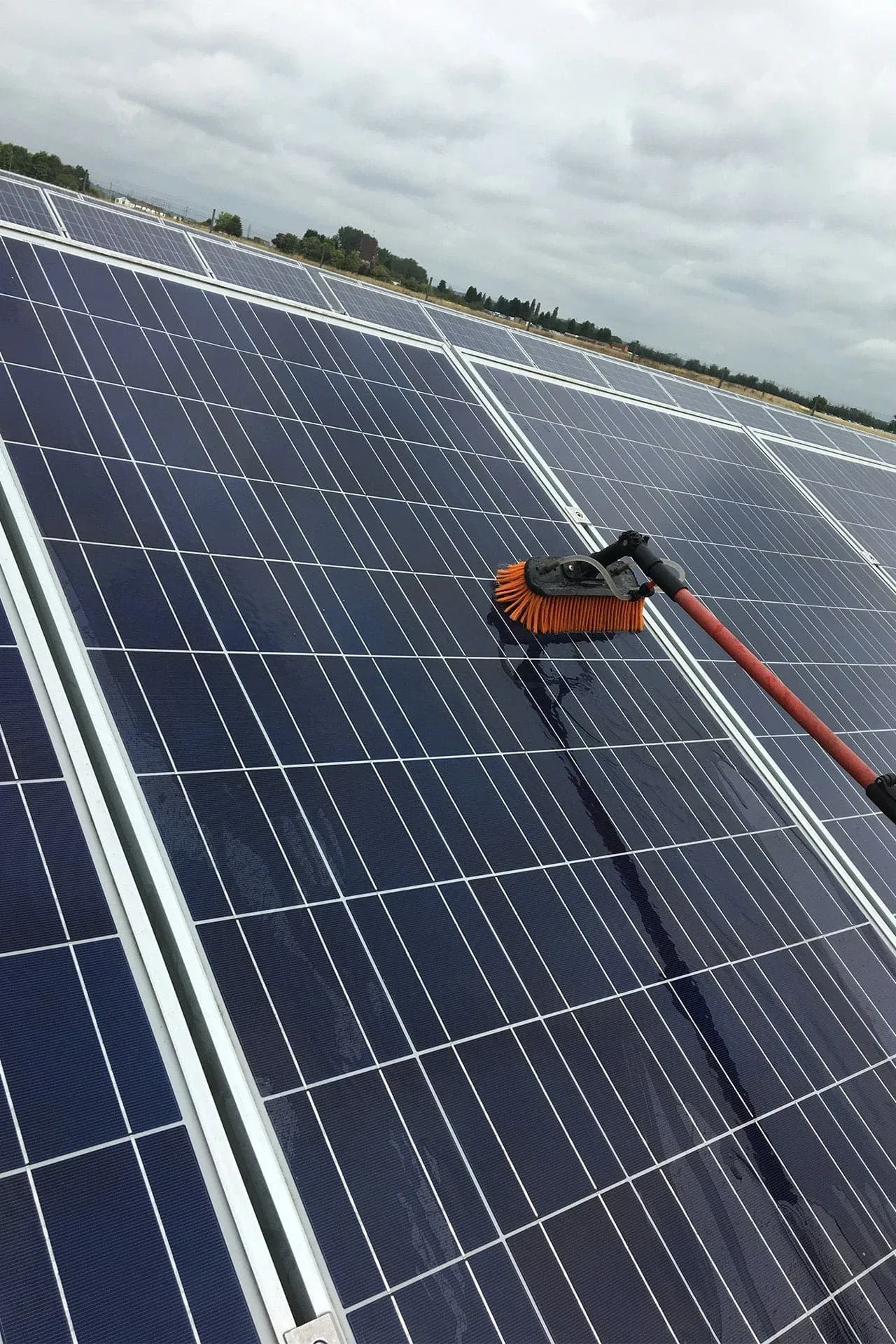 Solar Panel Cleaning by DMC Facilities Management